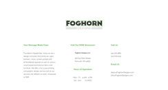Desktop Screenshot of foghorndesigns.com