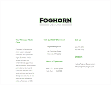 Tablet Screenshot of foghorndesigns.com